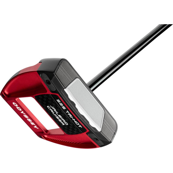Odyssey Square 2 Square Tri-Hot Jailbird Cruiser Straight Neck Putter - Red/Black