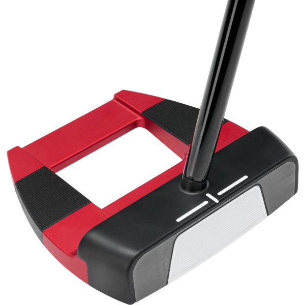 Odyssey Square 2 Square Tri-Hot Jailbird Cruiser Straight Neck Putter - Red/Black