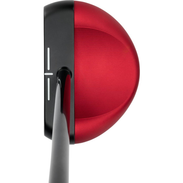 Odyssey Square 2 Square Tri-Hot Rossie Straight Neck Putter - Red/Black