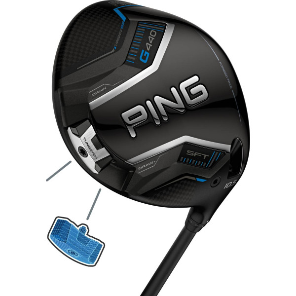 Ping G440 SFT Herre Driver - Sort