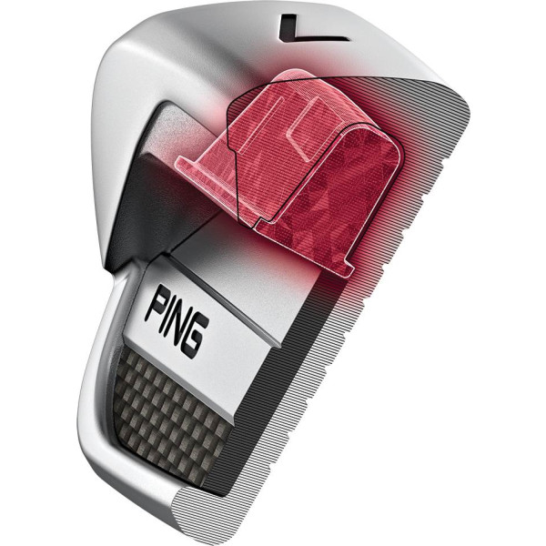 Ping i240 (Red dot) Herre Jernsæt - Silver