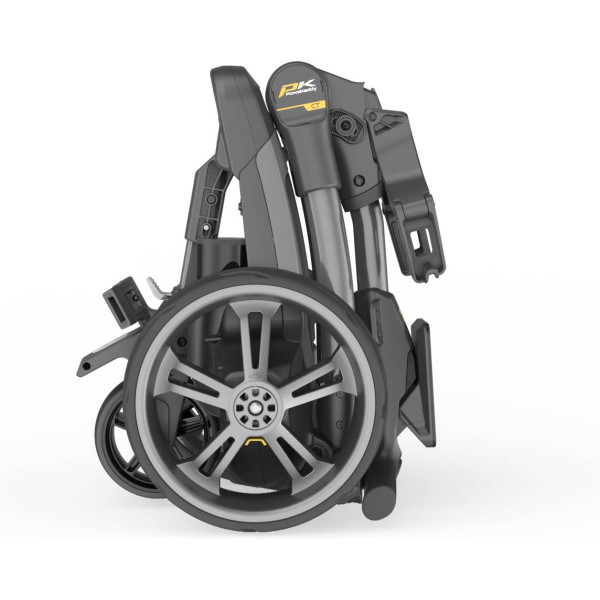 PowaKaddy CT12 GPS Elektrisk golfvogn - Gun Metal