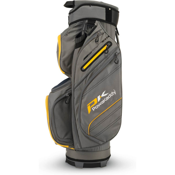 PowaKaddy DLX Lite MagLock Vognbag - Grå/Gul