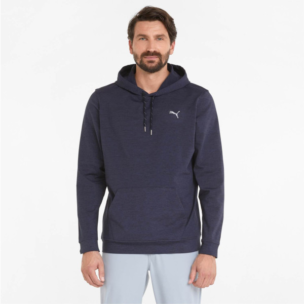 Puma Cloudspun Progress Herre Pullover - Navy Blazer Heather