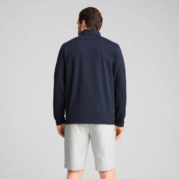 Puma Cloudspun Tech 1/4 Zip Herre Pullover - Deep Navy