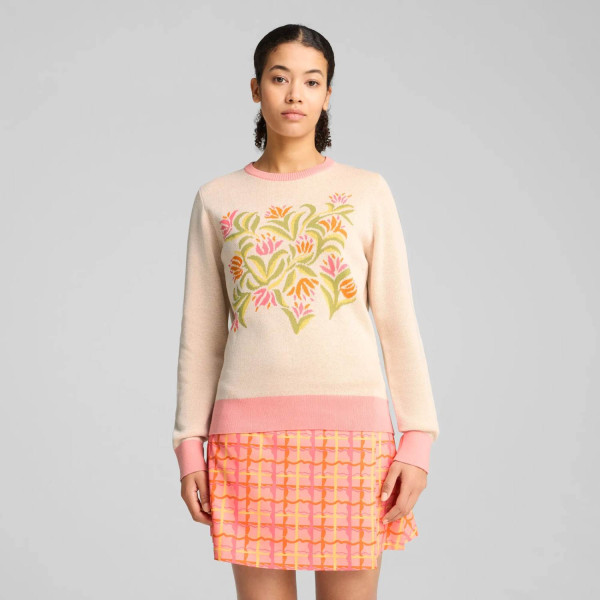 Puma Dani Dazey Sweater Dame Pullover - Warm White