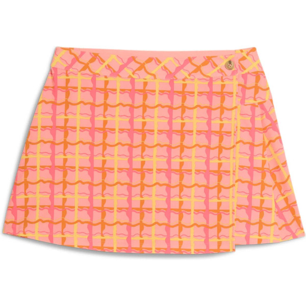 Puma Dani Dazey Wrap Dame Nederdel - Pink Fruit