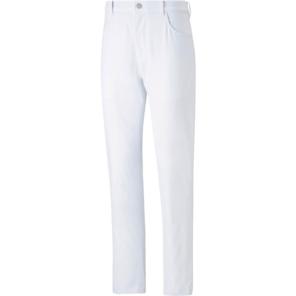 Puma Dealer 5 Pocket Herre Bukser - White Glow