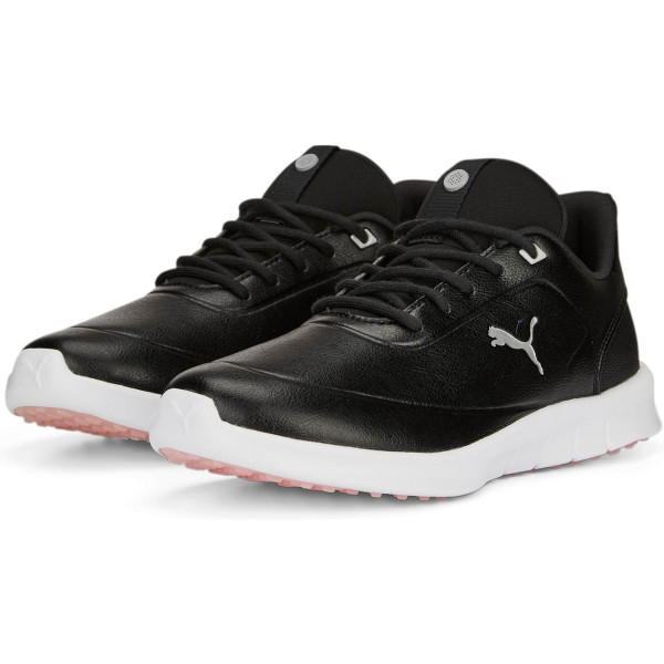 Puma Laguna Fusion Wp Vandtætte Dame Golfsko Uden Spikes - Puma Black/Rose Dust