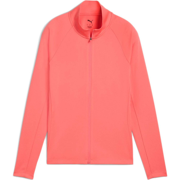 Puma Lightweight Full Zip Knit Dame Cardigan - Peach Frost