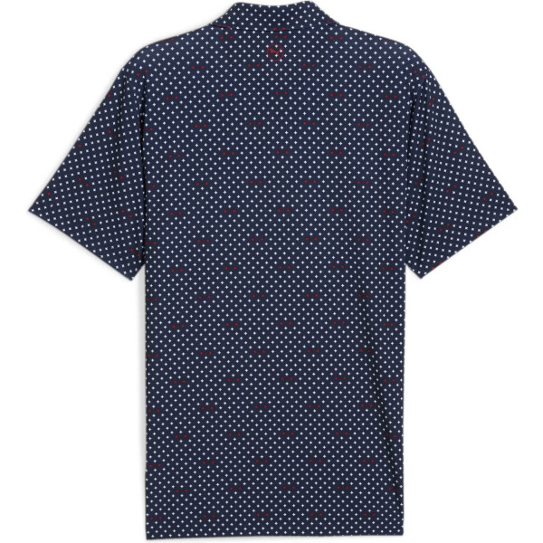 Puma MATTR Burgh Herre Poloshirt - Deep Navy/White Glow