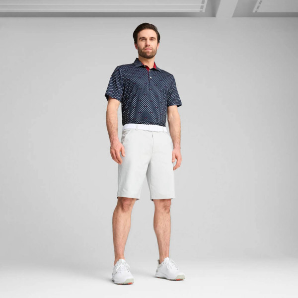 Puma MATTR Burgh Herre Poloshirt - Deep Navy/White Glow