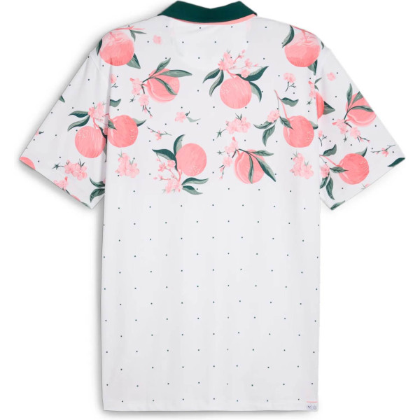 Puma MATTR Freshly Picked Herre Poloshirt - White Glow/Pink Fruit