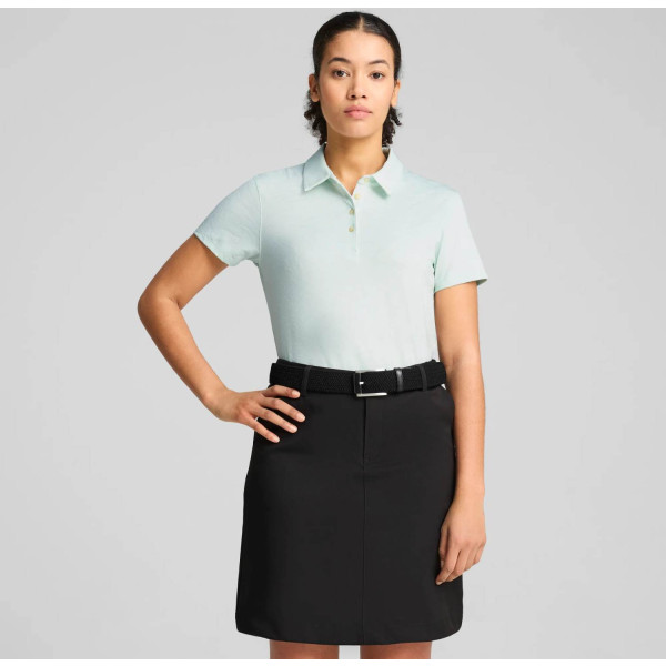 Puma MATTR Lianas Jacquard Dame Poloshirt - Peaceful Blue