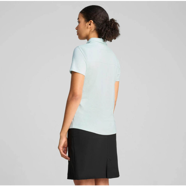 Puma MATTR Lianas Jacquard Dame Poloshirt - Peaceful Blue