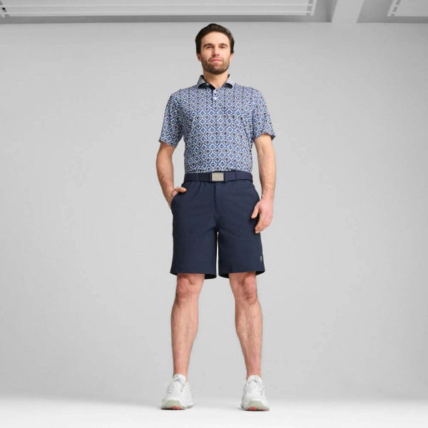 Puma PTC Tile Herre Poloshirt - White Glow/Deep Navy