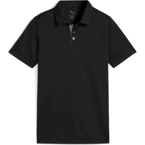 Puma Pure 2.0 Drenge Poloshirt - Puma Black