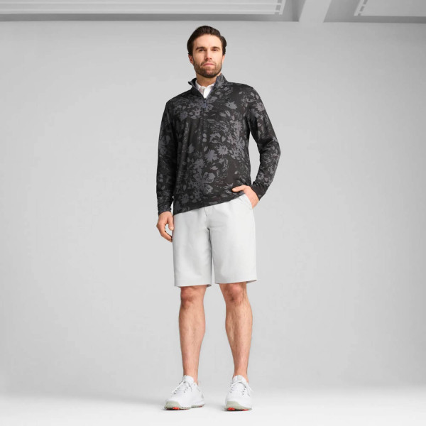 Puma Pure 2.0 Rose 1/4 Zip Herre Pullover - Puma Black/Strong Gray