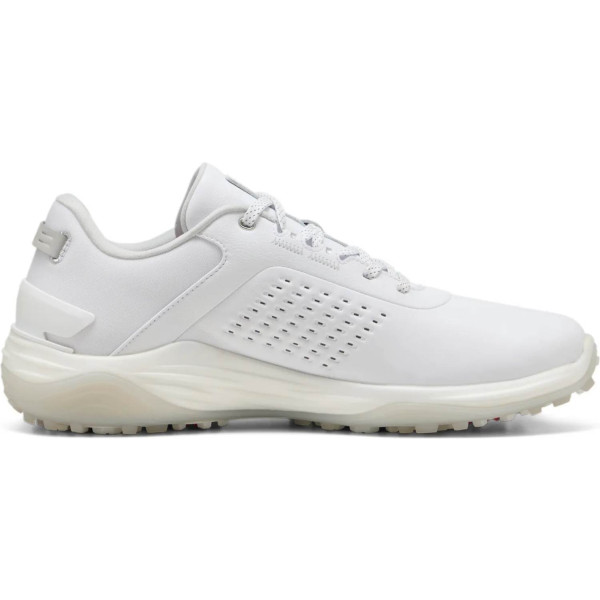 Puma Shadowcat NITRO™ Vandtætte Herre Golfsko Med Spikes - Puma White/Ash Gray