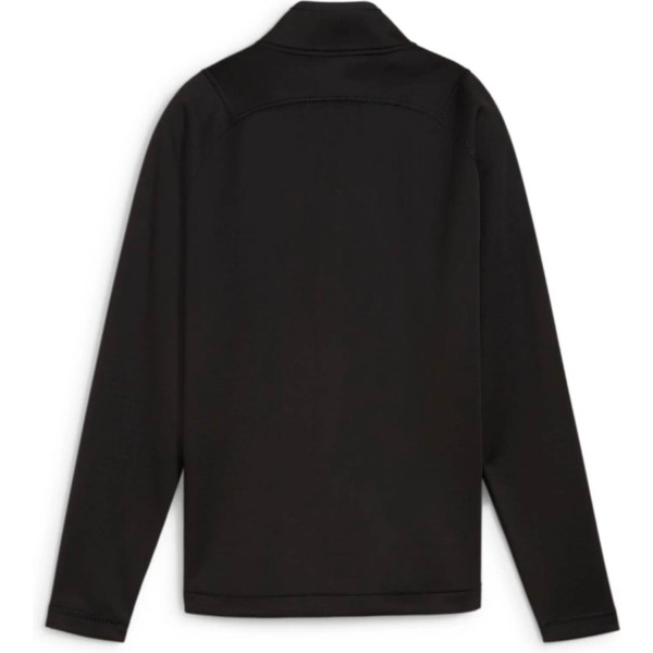 Puma Waffle Fleece Full Zip Dame Cardigan - Puma Black