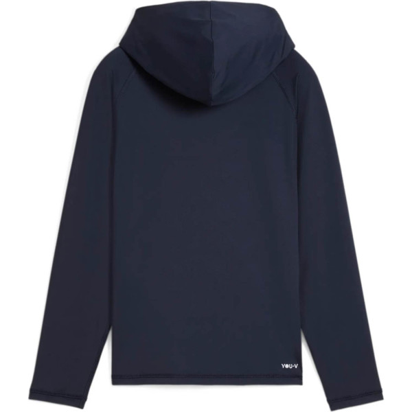 Puma You-V Hoodie Drenge Pullover - Deep Navy