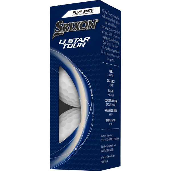 Srixon Q-Star Tour (2024) Golfbolde - Hvid
