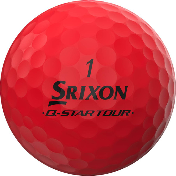 Srixon Q-Star Tour Divide Golfbolde - Gul/Rød