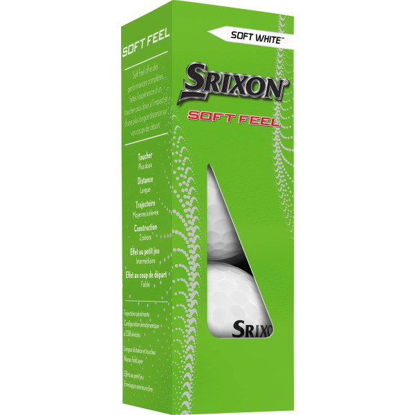 Srixon Soft Feel Golfbolde - Hvid