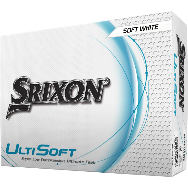 Srixon Ultisoft (2025) Herre Golfbolde - Pure White