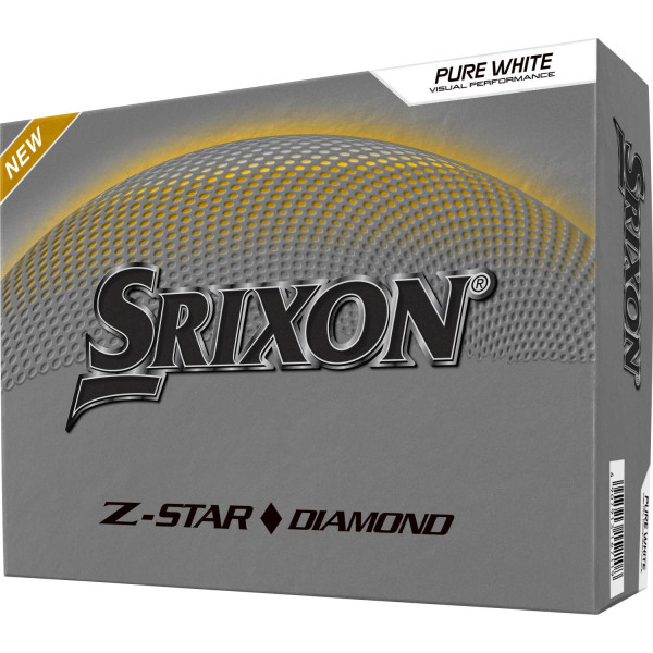Srixon Z-Star Diamond (2025) Herre Golfbolde - Pure White