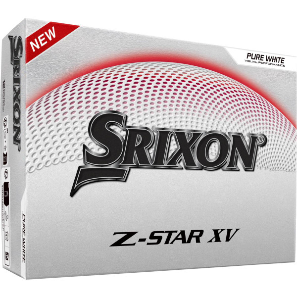 Srixon Z-Star XV (2025) Herre Golfbolde - Pure White