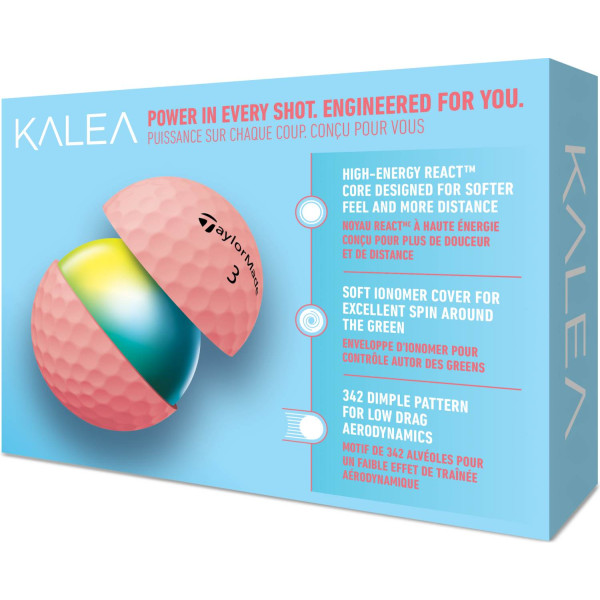 Taylormade Kalea (2022) Dame Golfbolde - Fersken