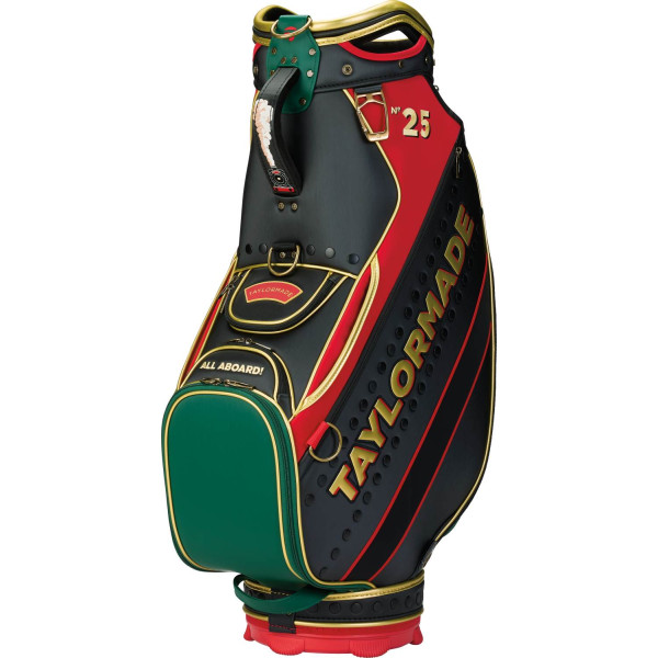 Taylormade Open Championship (2025) Herre Staff Vognbag - Black/Red/Dark Green