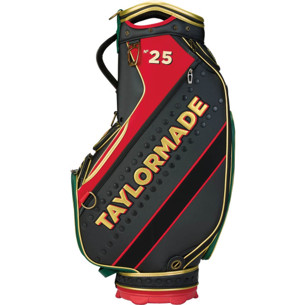 Taylormade Open Championship (2025) Herre Staff Vognbag - Black/Red/Dark Green