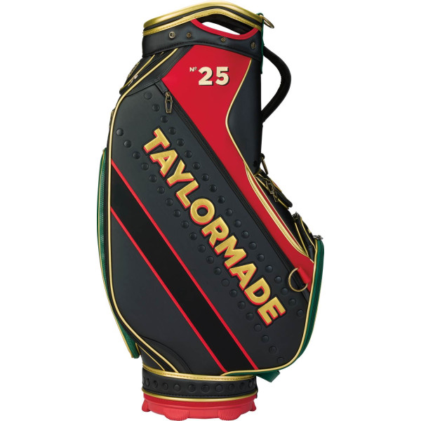 Taylormade Open Championship (2025) Herre Staff Vognbag - Black/Red/Dark Green