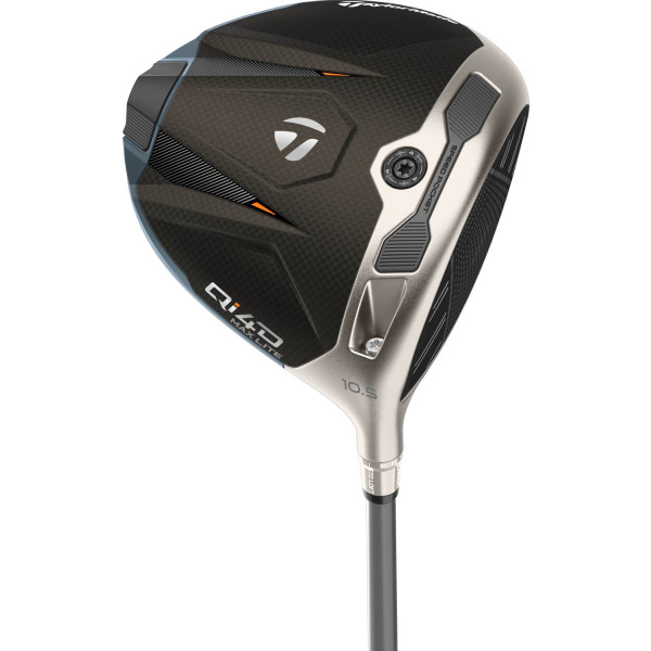 Taylormade Qi4D Max Lite Herre Driver - Black/Navy/Orange