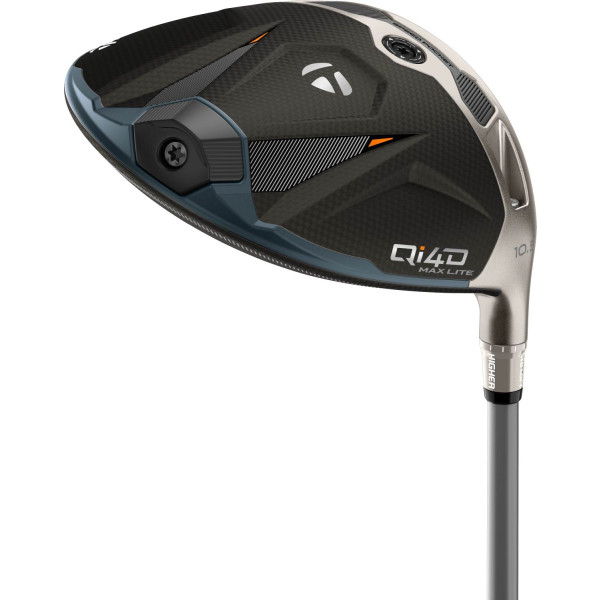 Taylormade Qi4D Max Lite Herre Driver - Black/Navy/Orange