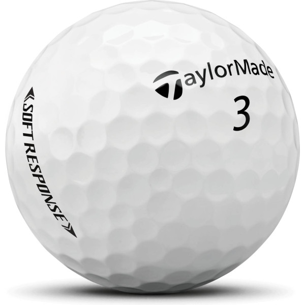 Taylormade Soft Response (2022) Logobolde - Hvid