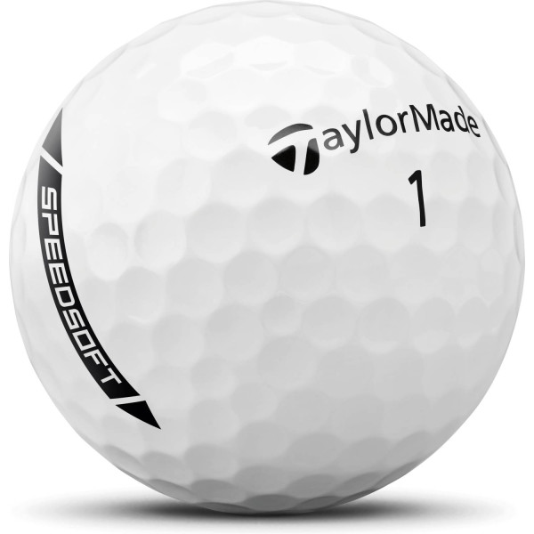 Taylormade SpeedSoft (2024) Golfbolde - Hvid