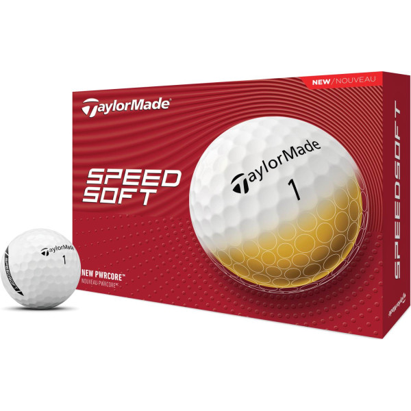 Taylormade SpeedSoft (2024) Golfbolde - Hvid
