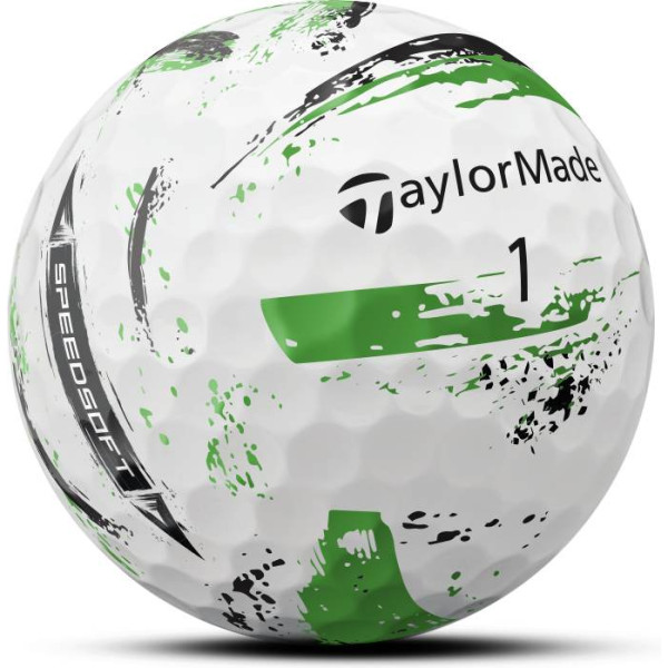 Taylormade SpeedSoft INK (2024) Golfbolde - Grøn
