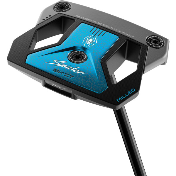 Taylormade Spider ZT Long Straight Neck Putter - Black/Blue/Chrome