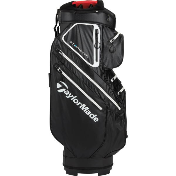 Taylormade Storm-Dry Vandtæt Vognbag - Black/White/Red
