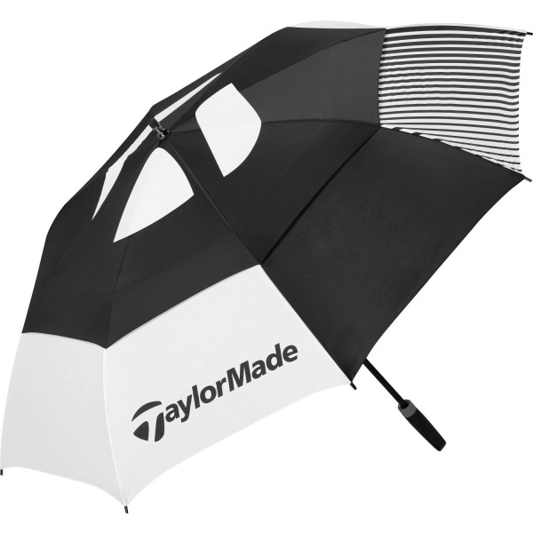 Taylormade Tour Double Canopy 64" Paraply - Black/White