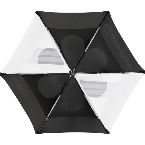 Taylormade Tour Double Canopy 68" Paraply - Black/White