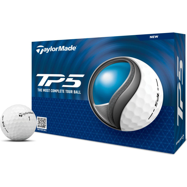 Taylormade TP5 (2024) Golfbolde - Hvid