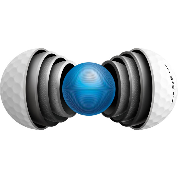 Taylormade TP5 (2024) Golfbolde - Hvid
