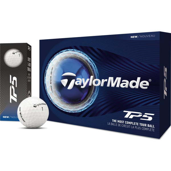Taylormade TP5 (2026) Golfbolde - White