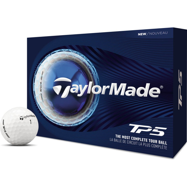 Taylormade TP5 (2026) Golfbolde - White