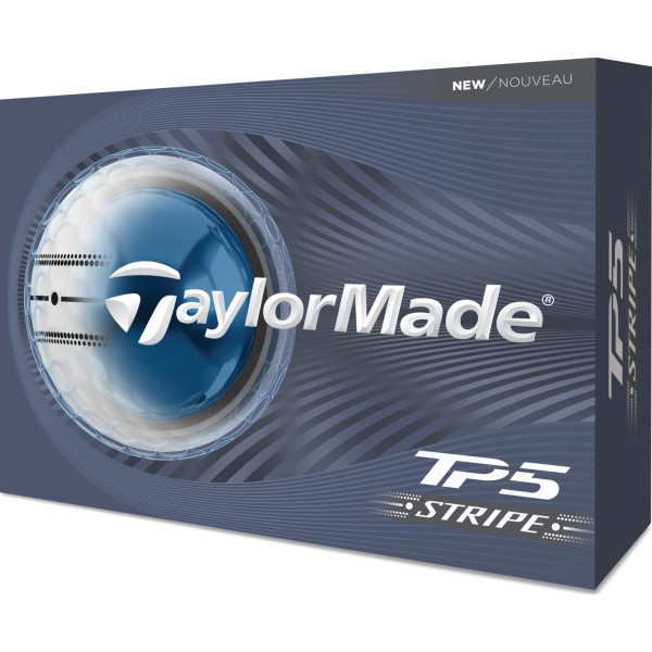 Taylormade TP5 Stripe (2026) Golfbolde - White